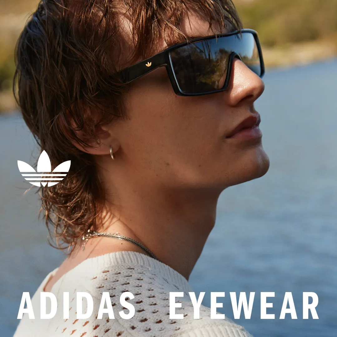 Adidas eyewear logo hotsell