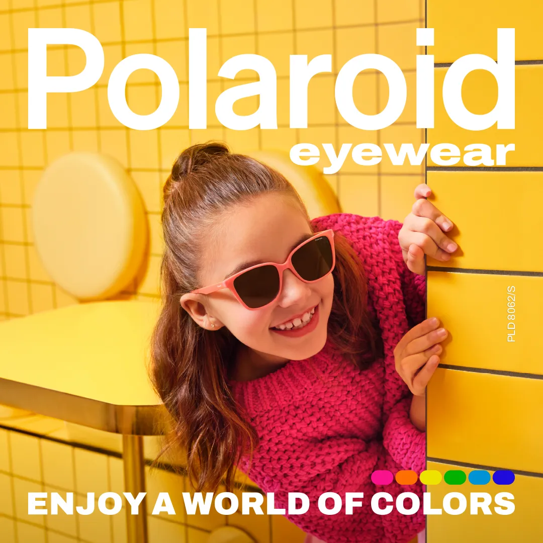 kid wearing polaroid eyewear