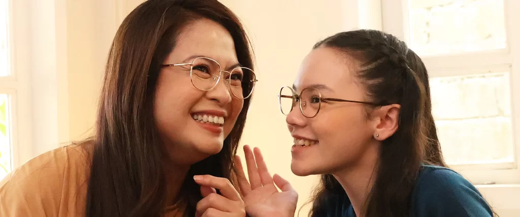 Grandmother and granddaughter - Hereditary eye conditions